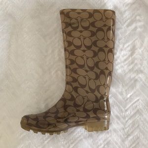 Authentic Coach Rain Boot